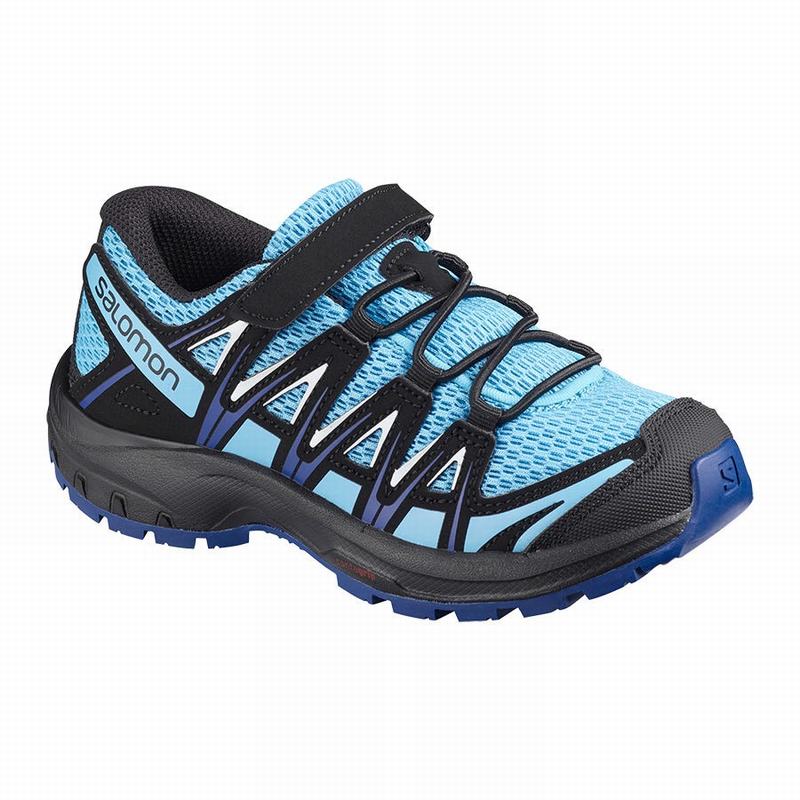 Zapatillas Trail Running Salomon Niños Azules / Blancas - Salomon Argentina XA PRO 3D K ,764320-OPC